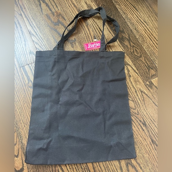 BARBIE The Movie Black and Pink Canvas Reusable Tote Bag Primark Exclusive NWT - Picture 4 of 4